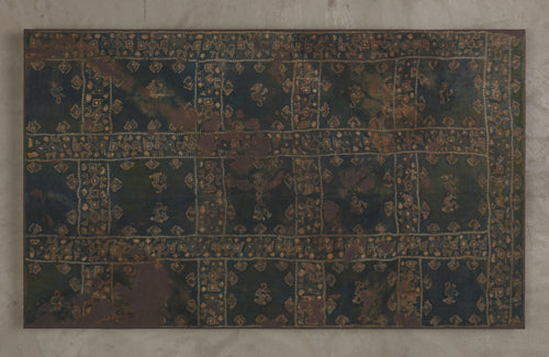 PERUVIAN TEXTILE WITH MONKEY MOTIF, CHANCAY CULTURE 900-1100AD